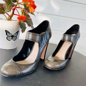 Vintage Prada Leather Mary Jane Pump—size 40.5